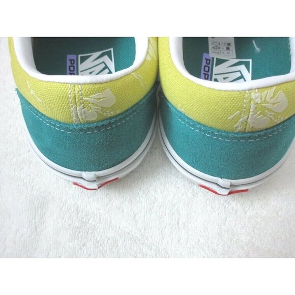 Vans Men's Skate Old Skool Aloha Marine Gold Green Canvas Suede shoes NIB - Picture 5 of 5